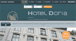 Desktop Screenshot of hoteldoria.nl