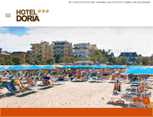 Tablet Screenshot of hoteldoria.it